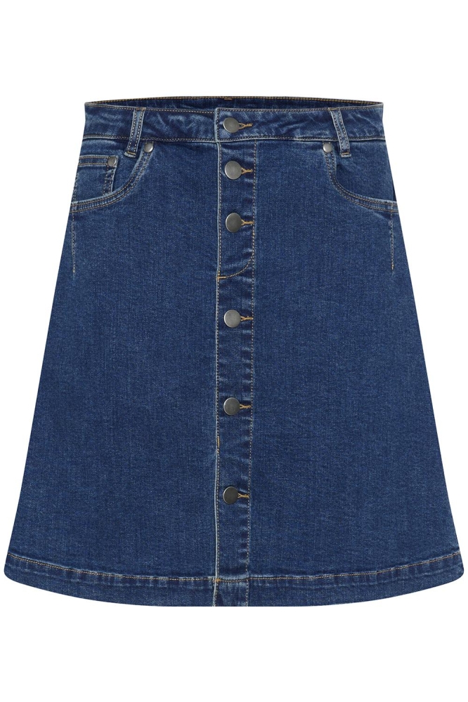 CULEA AMI SHORT SKIRT 50111912 500028 MEDIUM BLUE WASH